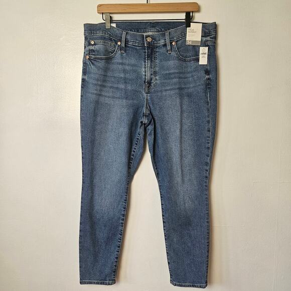 NEW Gap‎ True Skinny Mid Rise Stretch Jeans 34/18 Denim NWT - Picture 1 of 6